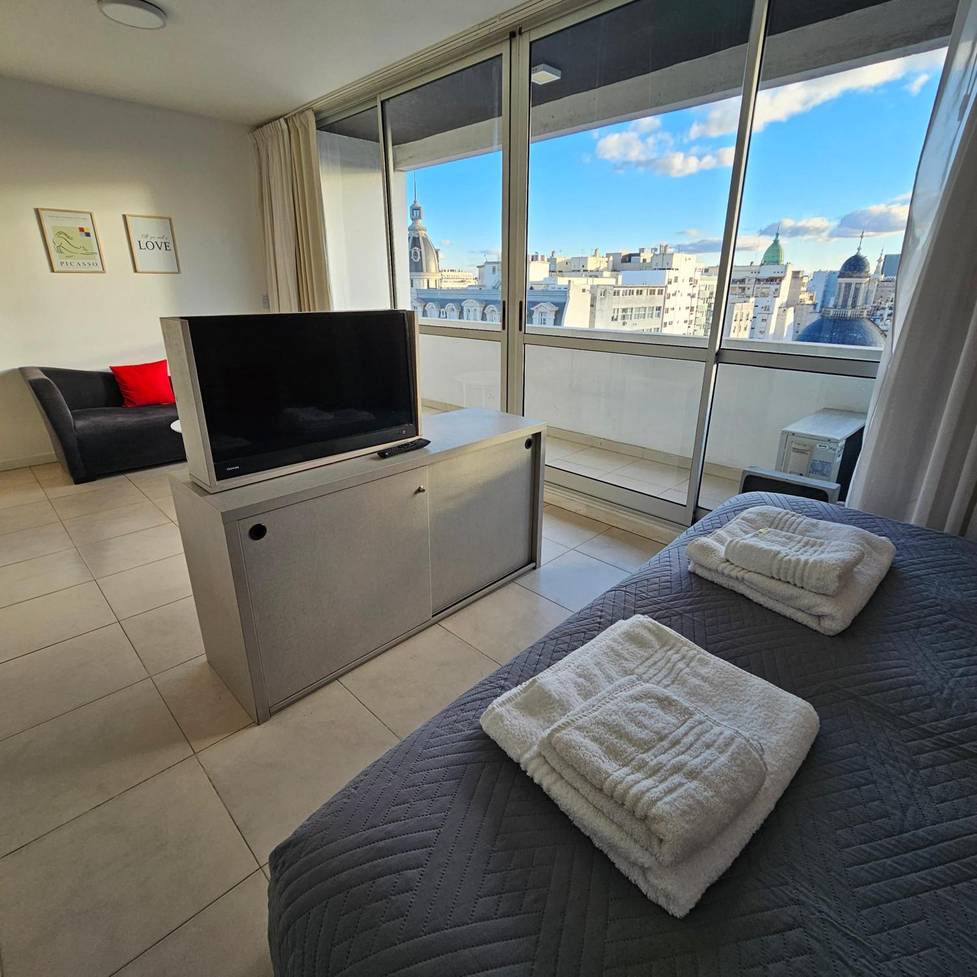 Centrico, Ideal Parejas, Vista Panoramica, Con Piscina Buenos Aires Rum bild
